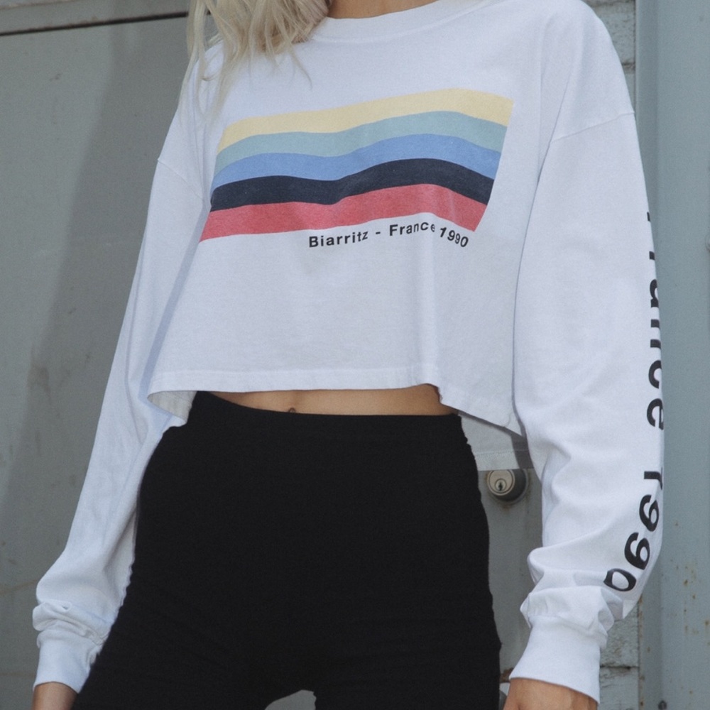 brandy melville helen biarritz France 1990 top